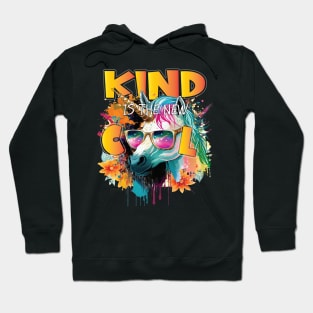 Cute Kind Is The New Cool Friendship Be Kind Unicorn Fantasy Hoodie